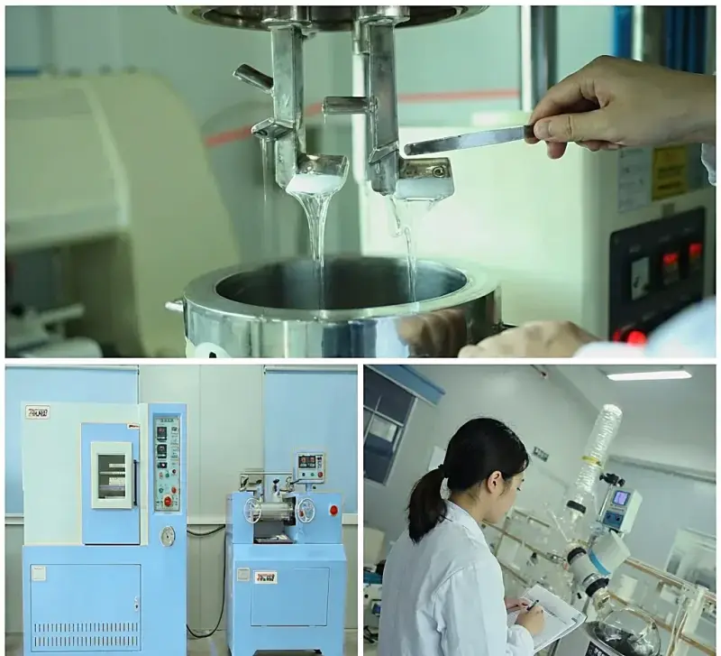 Silicone materials quality control laboratory